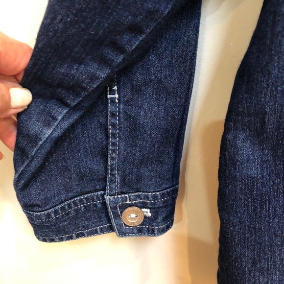 Blue Denim Jacket w/ White Trim Alfred Dunner - Picture 3 of 9